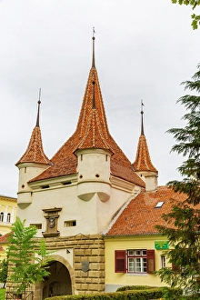 Transylvania Prints: Romania, Brasov. Catherine's Gate