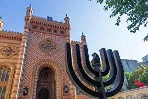 Judaism Prints: Romania, Bucharest, Choral Temple