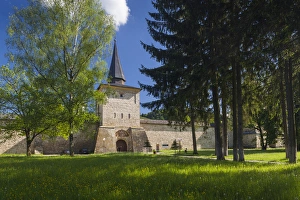 Images Dated 21st May 2014: Romania, Bucovina Region, Bucovina Monasteries, Sucevita, Sucevita Monastery, 16th century