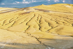 Beige Prints: Romania, Buzau County, Berca. Geological