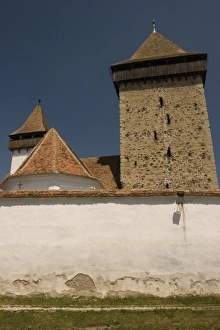 Images Dated 8th July 2006: Romania, Homorod, Romanic church from 13 cent. modified in 15 and 18 cent. Double