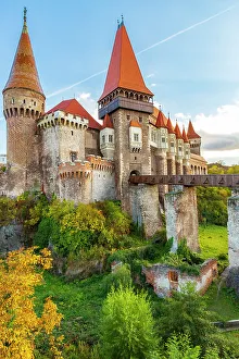 Terra Cotta Prints: Romania, Hunedoara. Corvin Castle