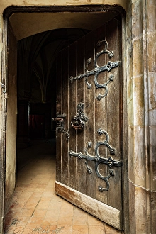 Fortified Church Prints: Romania, Hunedoara. Corvin Castle