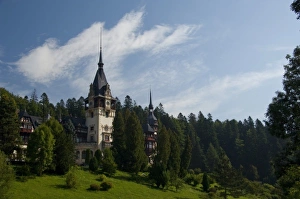 Images Dated 5th September 2009: Romania, Sinaia. Neo-Renaissance Peles Castle, c. 1873. Royal summer residence in