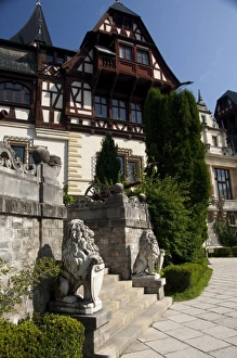 Images Dated 5th September 2009: Romania, Sinaia. Neo-Renaissance Peles Castle, c. 1873. Summer residence of King Carol I