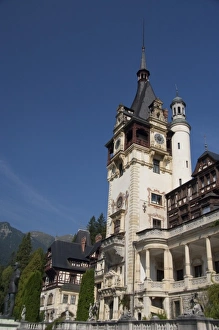 Images Dated 5th September 2009: Romania, Sinaia. Neo-Renaissance Peles Castle, c. 1873. Summer residence of King Carol I