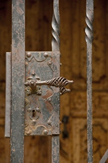Handle Prints: Romania, Transylvania, Sighisoara. Fortified Evangelical church of Biertan, built