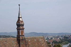 Images Dated 4th September 2009: Romania, Transylvania, Sighisoara. Birthplace of Vlad Tepes (Dracula). Historic church