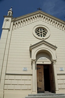 Images Dated 4th September 2009: Romania, Transylvania, Sighisoara. Roman Catholic church built in 1896