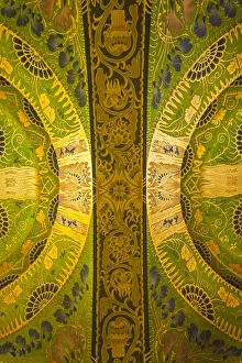 Images Dated 17th May 2014: Romania, Transylvania, Targu Mures, Culture Palace Building, secessionist-style interior
