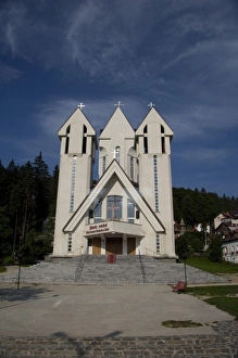 Carpathian Prints: Romania, Transylyania, Carpathian Mountains, Predeal. The highest city in Romania