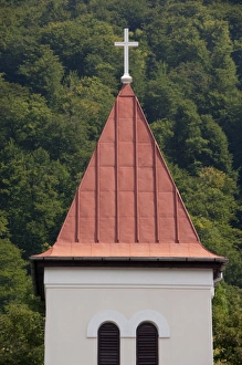 Tara Romaneasca Prints: Romania, Wallachia, Sinaia. Church tower