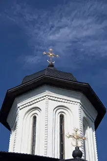 Images Dated 5th September 2009: Romania, Wallachia, Sinaia. Old Sinaia Monastery c. 1400s, Romanian Orthodox