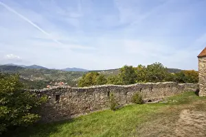 Images Dated 20th September 2009: the romanic church of Cisnadioara with walls to defend the church and the citizens