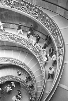 <b class=qtipBold><figcaption>Rome Italy, Vatican Staircase</figcaption></b><br><em>© Copyright WALTER BIBIKOW / www.DanitaDelimont.com - Agent</em> Rome Italy, Vatican Staircase