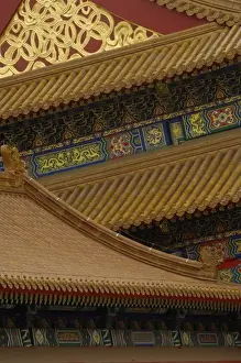 Images Dated 20th May 2006: Roof detail Forbidden City (National Palace Museum) Beijing, CHINA