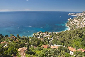 Horizon Over Water Prints: Roquebrune Cap Martin, Alpes Maritimes, France