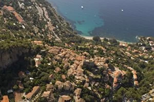 Roquebrune, View from Helicopter, Cote d Azur, France