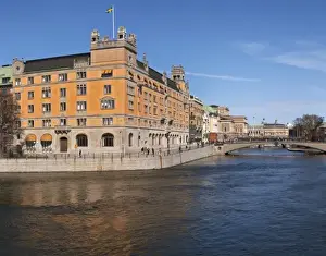 Parliament Building Prints: Rosenbad building, the seat of the Swedish government and office of the Prime Minister