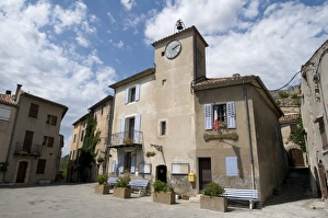 Images Dated 19th August 2008: Rougon Town Hall, Gorges du Verdon, Provence, France