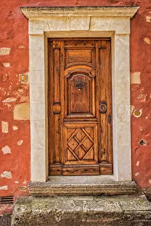 Prints of Roussillon doorway, Provence, France Images Dated 2022 May: Roussillon doorway, Provence, France