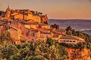Provence Prints: Roussillon morning, Provence, France