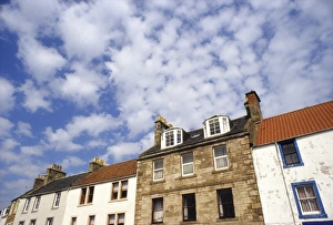Scot Land Prints: Row houses, Anstruther, East Neuk of Fife, Scotland