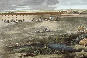 Royalty Prints: Royal Palace of Aranjuez. Spanish Royal Site seen from the Arca del Agua. Detail