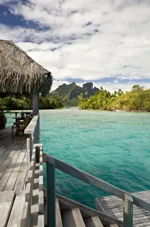 Michele Westmorland Prints: Royale honeymoon over-the-water suite at Bora Bora Nui Resort. PR