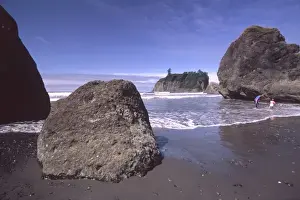 Images Dated 10th March 2009: Ruby Beach Sea Stacks, Olympic National Park; Washington; US