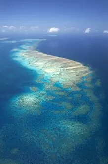 Rudder Reef, Great Barrier Reef Marine Park, North Queensland, Australia - aerial