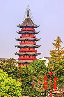 Tall Prints: Ruiguang Pagoda built in 254 AD, Suzhou, China