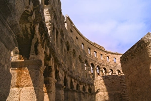 Pula Prints: Ruins of 1st century Roman Amphitheatre, Pula, Istria, Croatia