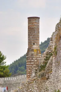 Images Dated 11th July 2006: Ruins of the Red Mosque Berat upper citadel old walled city. Albania