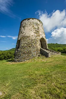 Images Dated 24th April 2019: Ruins of Rust Op Twist Sugar Mill plantation, St. Croix, US Virgin Islands