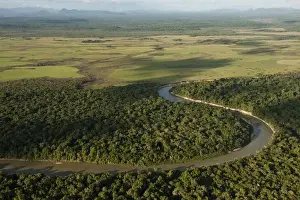 Rupununi River Seasonally flooded Savannah North Rupununi GUYANA