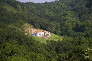 Rural farmhouse in the Pyrenees-Atlantiques department of French Basque Country