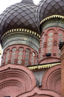 Trim Prints: Russia, Golden Ring city on the banks of the Volga, Yaroslavl. Redbrick exterior of