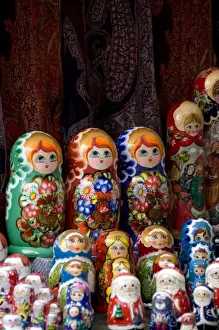 Hand Made Prints: Russia, Golden Ring city of Uglich located on the banks of the Volga. Russian handicrafts