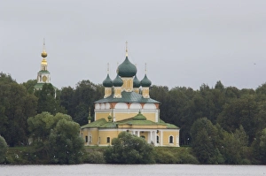 Russia, Golden Ring city of Uglich on the Volga. Cathedral of Our Saviors Transfiguration