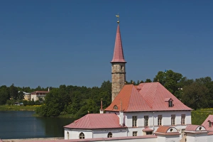 Russia, Leningradskaya Oblast, Gatchina, Prioratsky Palace, built by Czar Paul I