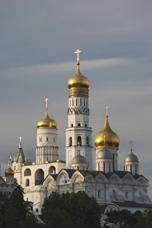 Images Dated 12th May 2011: Russia, Moscow Oblast, Moscow, Kremlin, Kremlin Cathedrals