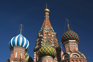 Russia, Moscow Oblast, Moscow, Red Square, Saint Basils Cathedral