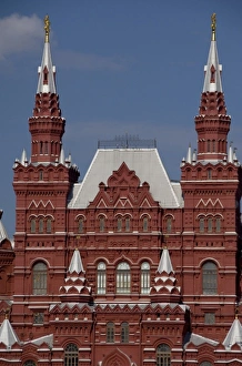 Market Square Prints: Russia, Moscow, Red Square (aka Market Square). Red brick building that houses