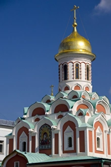 Images Dated 23rd August 2008: Russia, Moscow, Red Square. Our Lady of Kazan Cathedral. The only church on Red Square