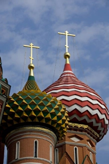 Images Dated 24th August 2008: Russia, Moscow, Red Square. St. Basils Cathedral (aka Pokrovsky Sobor or Cathedral
