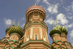 Images Dated 16th July 2007: Russia. Moscow. Red Square. St. Basils Cathedral