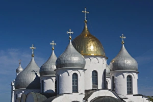 Russia, Novgorod Oblast, Veliky Novgorod, Novgorod Kremlin, Saint Sofia Cathedral
