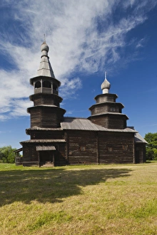 Russia, Novgorod Oblast, Veliky Novgorod, Vitoslavitsky Museum of Wooden Architecture