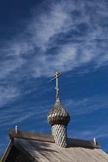 Russia, Novgorod Oblast, Veliky Novgorod, Vitoslavitsky Museum of Wooden Architecture